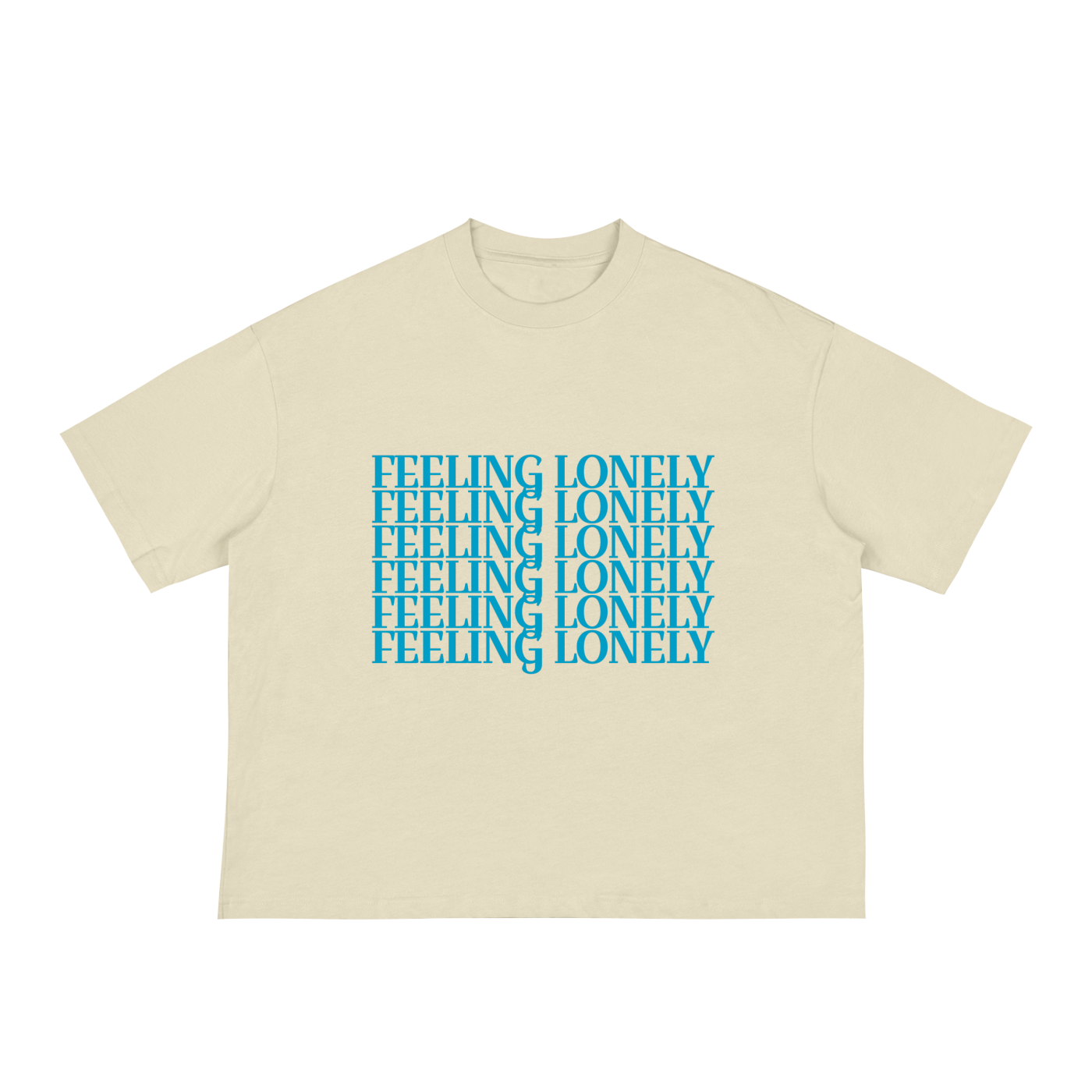 FEELING LONELY (Stacked) - Boxy Tee